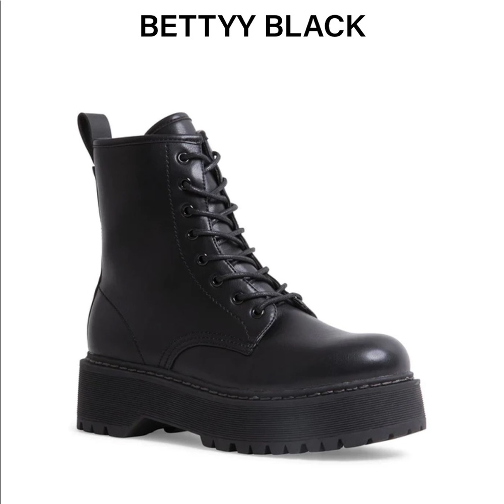 Steve Madden betty boots combat boots with platform